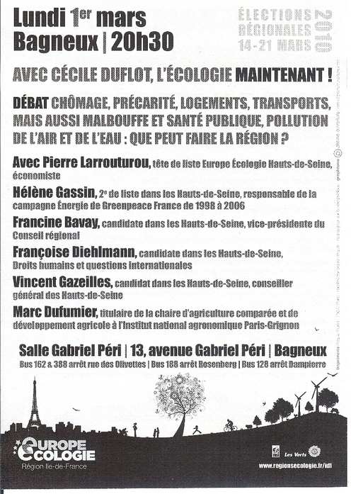 Réunion publique à Bagneux, lundi 1er mars à 20h30 - Salle Gabriel Péri 13, avenue Gabriel Péri Réunion publique à Bagneux, lundi 1er mars à 20h30 - Salle Gabriel Péri 13, avenue Gabriel Péri